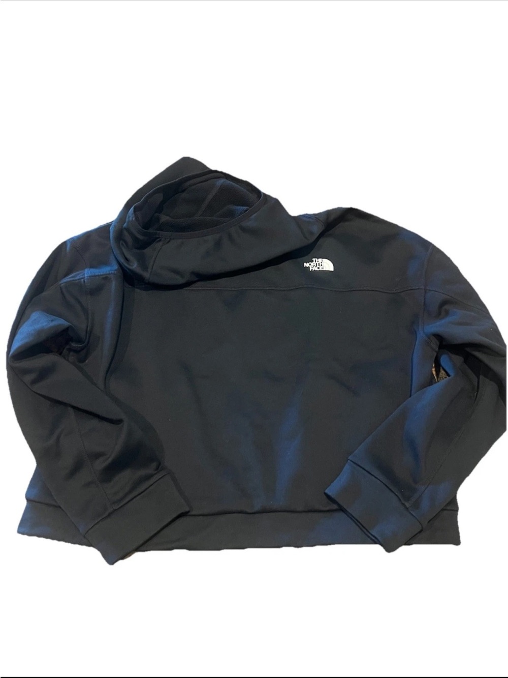 The North Face Womens Canyonlands Cropped Hoodie Sweatshirt Black LG - Picture 2 of 7